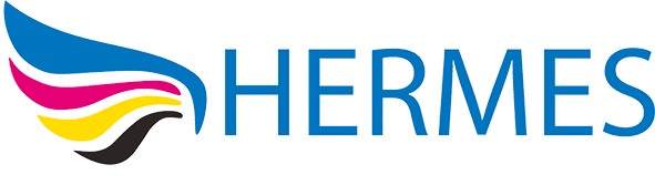 Kirjapaino Hermes Oy logo